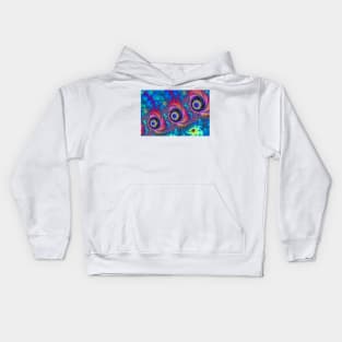 Stylized Roses Abstract Kids Hoodie